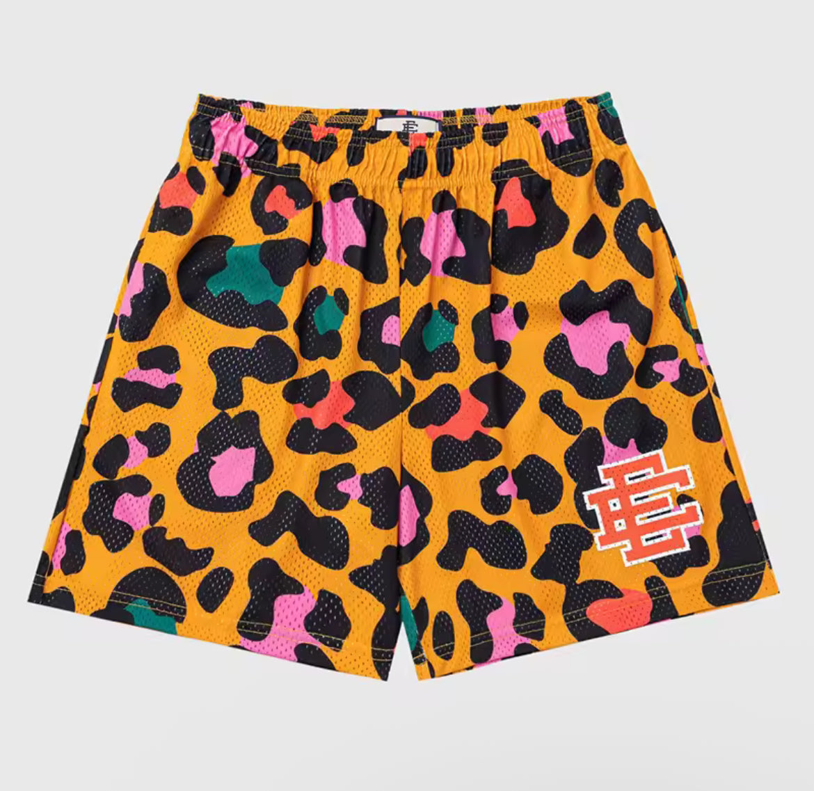 Multicolor Leopard Shorts