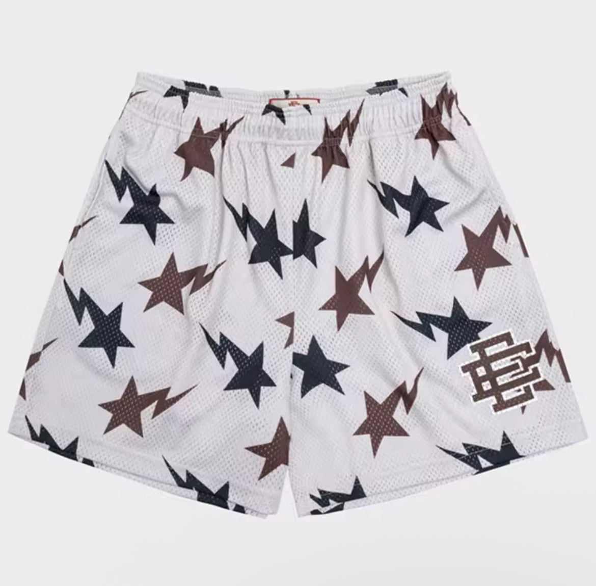 Brown and Blue Shorts