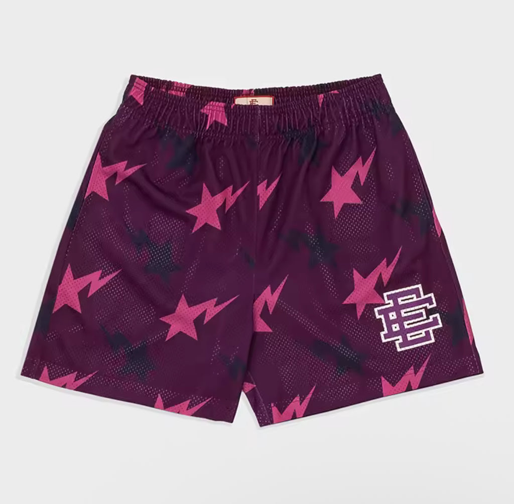 Purple Stars Shorts